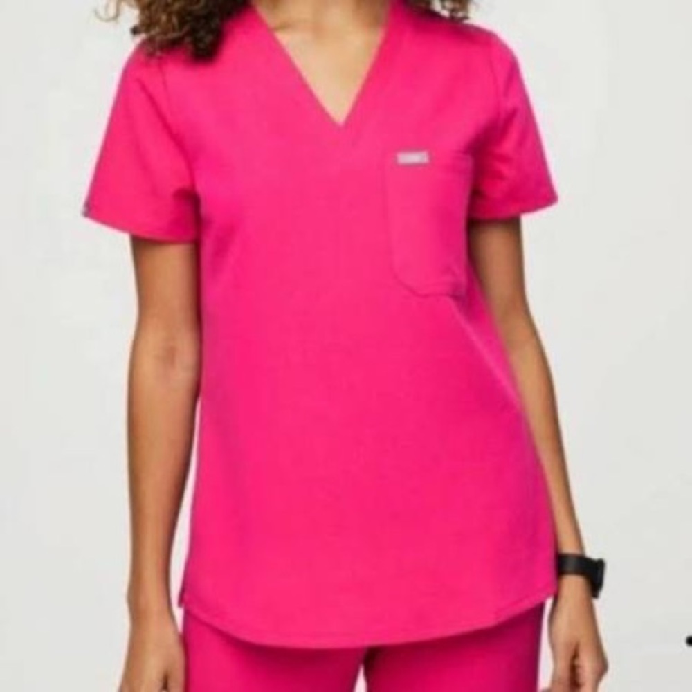 Figs One Pocket Scrub Top - Large Limited Edition Color . NWT -02